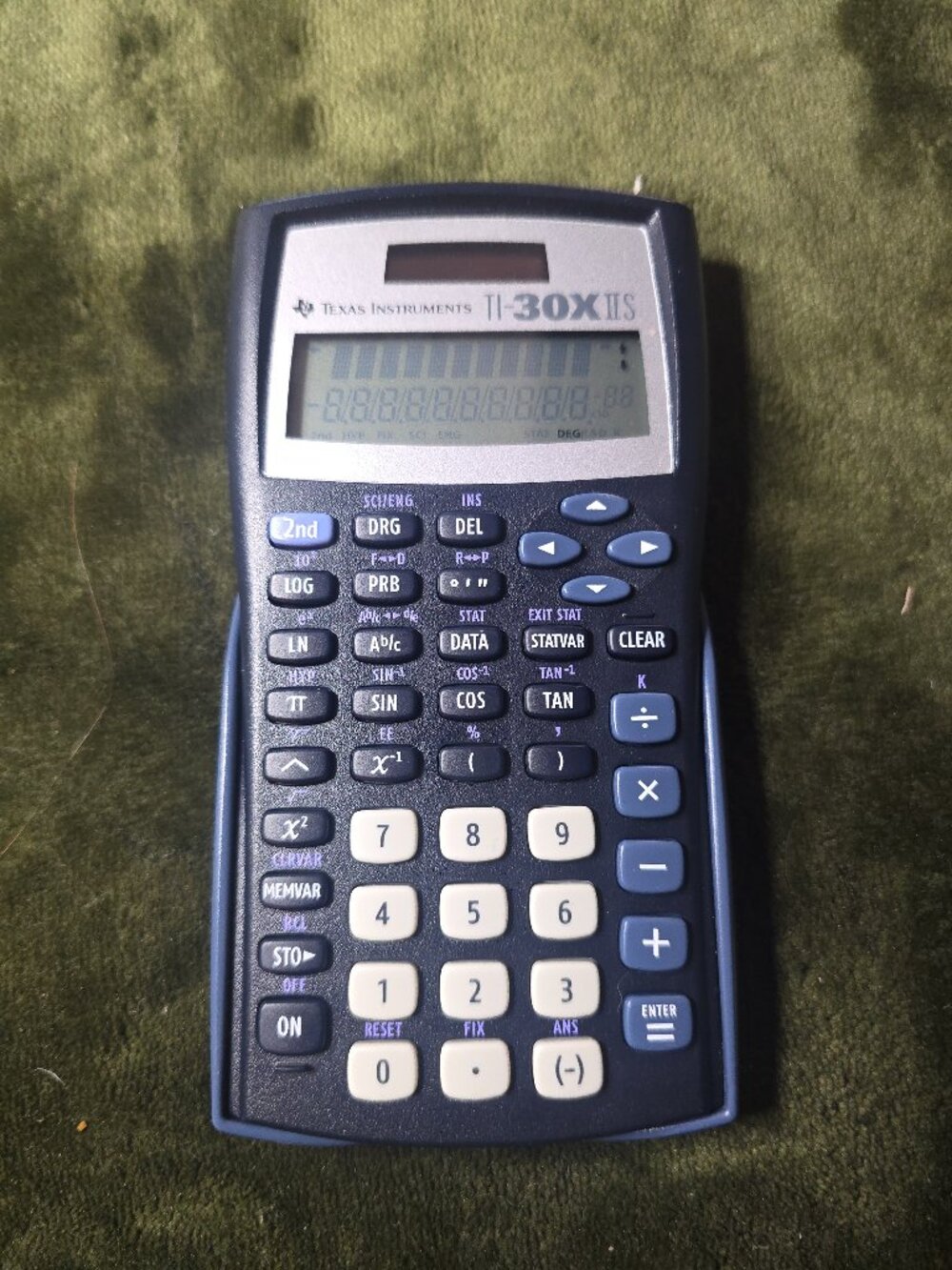 Texas Instruments TI-30X IIS Scientific Calculator, Blue, with Cover
